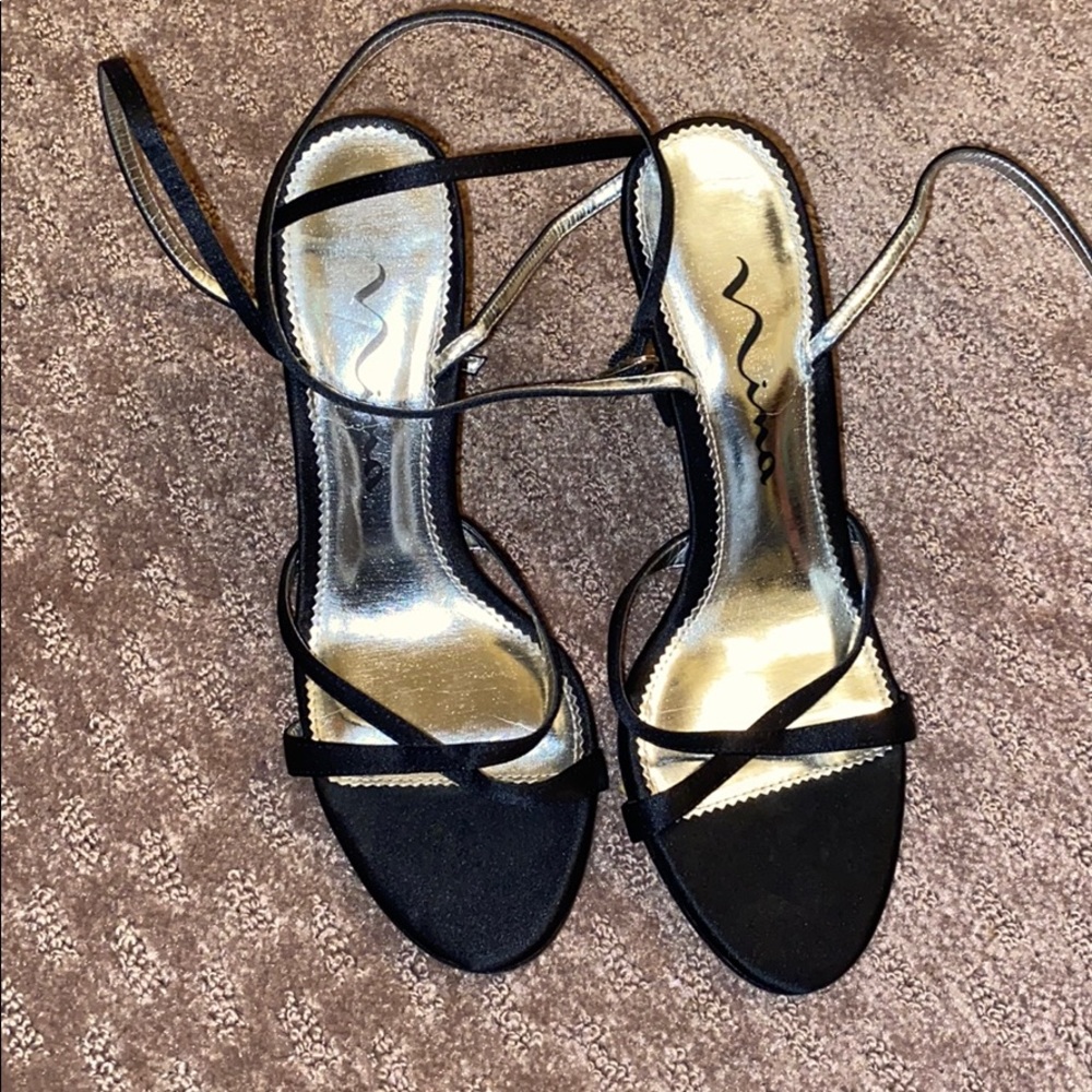 Black Nina dress shoes
